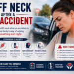 stiff neck after car accident